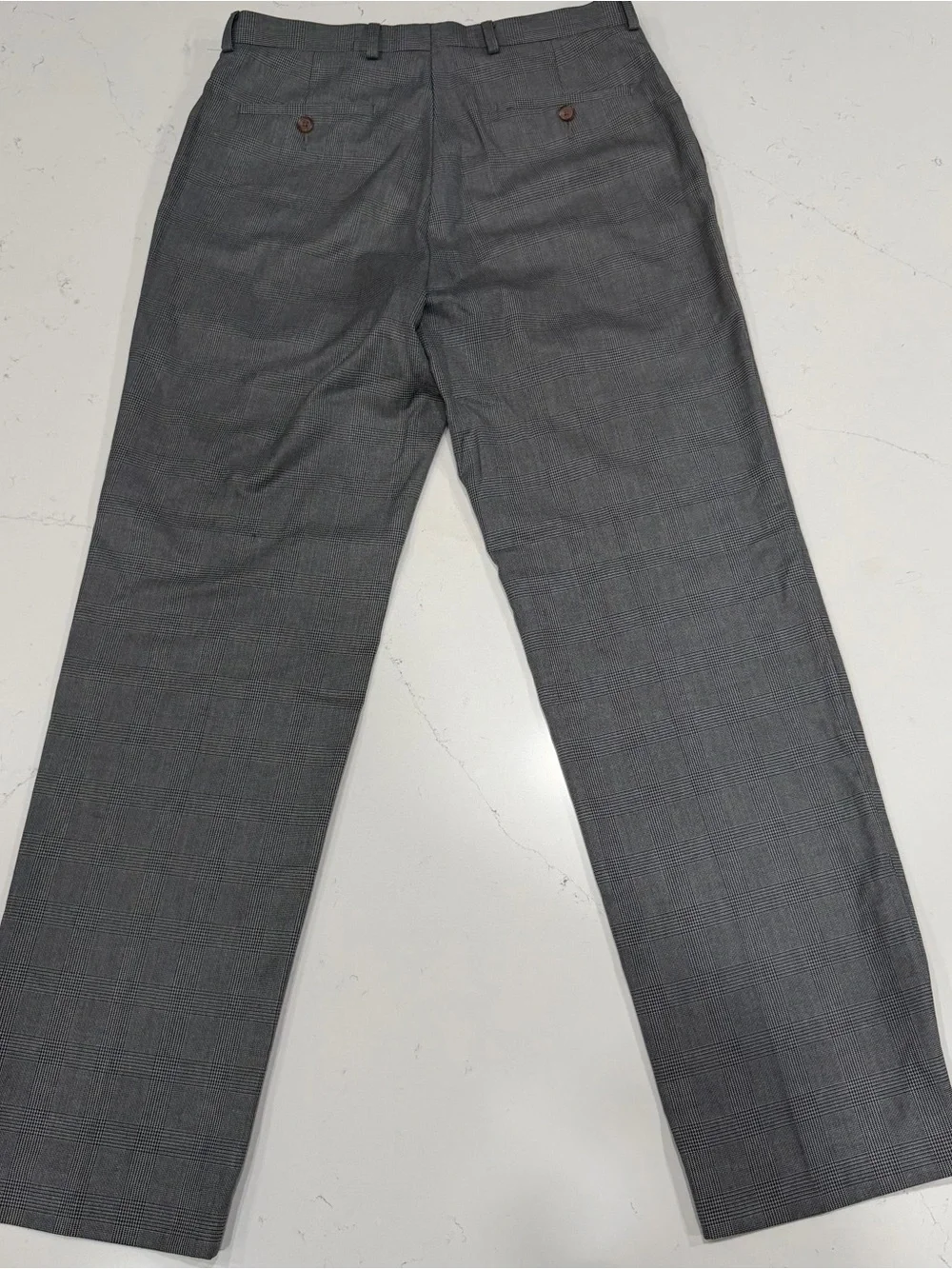 Ralph Lauren Men's Charcoal Herringbone Dress Pants